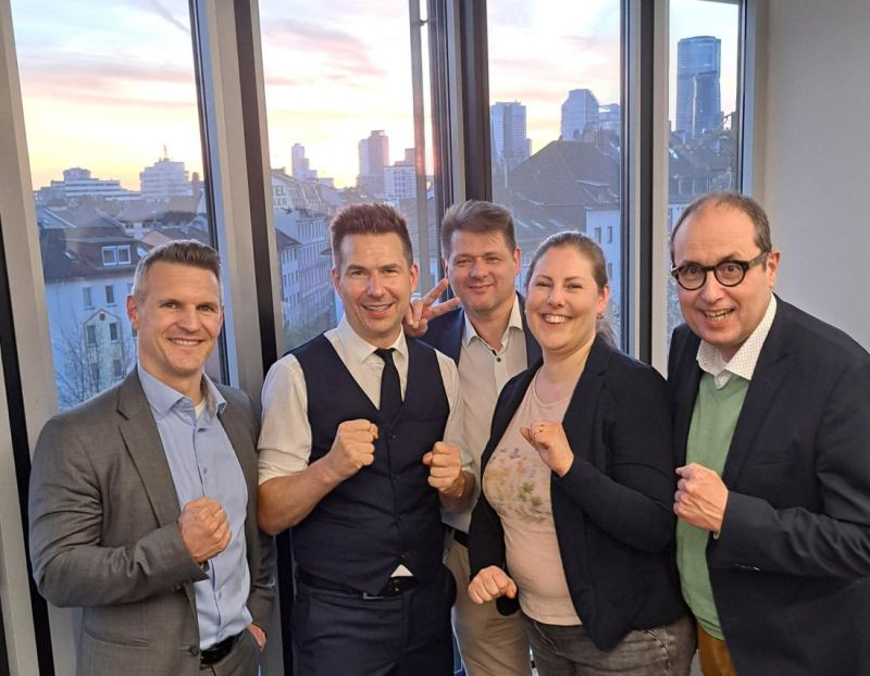 Foto mit Heidrun Macherey, Daniel P. Pless und Michael Silberberger