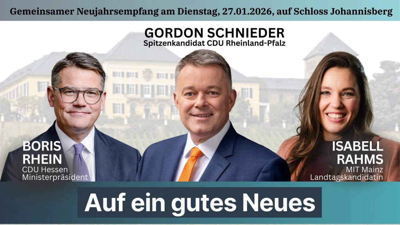 Ein Foto der Veranstaltung des Neujahresempfangs des MIT RLP + MIT Hessen, des IT Klub Mainz & Rheinhessen und KONEKT