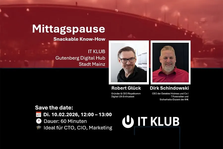 IT Klub Webinar: Ein Besucher. Kein Hacker. Und plötzlich ist Ihr Unternehmen kompromittiert