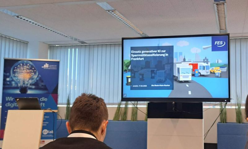 Vortrag: Einsatz generativer KI zur Sperrmüllklssifizierung in Frankfurt